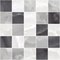 Prime Декор мозаичный серый микс ММ34040  25*25
