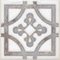 STG\A406\1266 | Вставка Амальфи орнамент коричневый 9,9х9,9