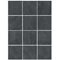 1301 | Дегре чёрный, полотно 30х40 из 12 частей 9,9х9,9