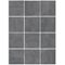 1300 | Дегре серый темный, полотно 30х40 из 12 частей 9,9х9,9
