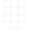1146 | Конфетти белый блестящий, полотно 30х40 из 12 частей 9,9х9,9