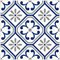 Сиди-бу-саид декор синий  200*200*7 14-03-65-1000-1  (30)