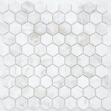 Dolomiti bianco MAT hex 18x30x6