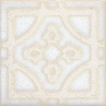 STG\B406\1266 | Вставка Амальфи орнамент белый 9,9х9,9