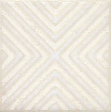 STG\B403\1266 | Вставка Амальфи орнамент белый 9,9х9,9