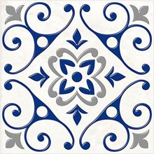 Сиди-бу-саид декор синий  200*200*7 14-03-65-1000-2  (30)