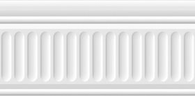 19030\3F | Бордюр Карнавал в Венеции белый структурированный 20х9,9